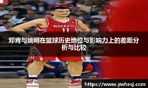 邓肯与姚明在篮球历史地位与影响力上的差距分析与比较